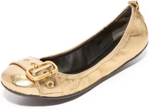 Marc Jacobs Women's Dolly Buckle Ballerina Ballet Flat