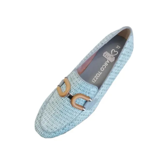 Marco Tozzi "Polar" Pale Blue Loafer