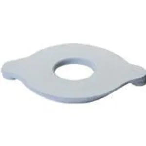 Marlen GN-40 Petite Flat All-Flexible Mounting Ring Faceplate, Green Neoprene Rubber, 3-3/4 inch x 2-7/8 inch, Specify Hole Size, One Ring