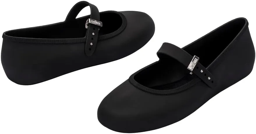 Melissa Soft Ballerina Collection - Seasonless Flats for Women - Classic Ballet Style with Adjustable Strap - Light-as-Air PVC Construction - Soft Foam Insole - Bubblegum Scent