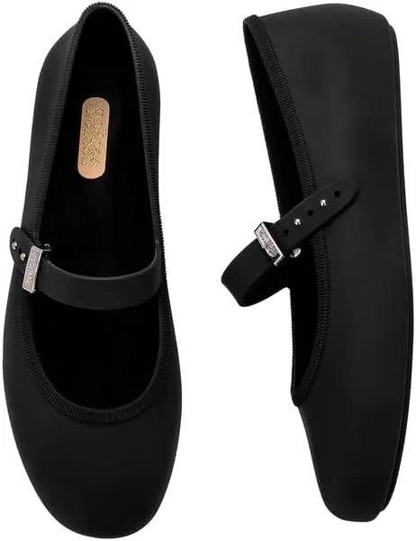 Melissa Soft Ballerina Collection - Seasonless Flats for Women - Classic Ballet Style with Adjustable Strap - Light-as-Air PVC Construction - Soft Foam Insole - Bubblegum Scent