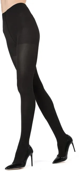 MeMoi Completely Opaque Control Top Tights for Women, Comfortable Control Top Tights, 80 Denier - Sizes Small to Q2