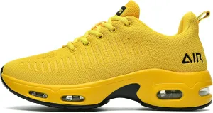 Men's Air Running Shoes Tennis Jogging Gym Fashion Sneaker Lightweight Knitting Breathable Athletic Walking Shoes US 7-12.5