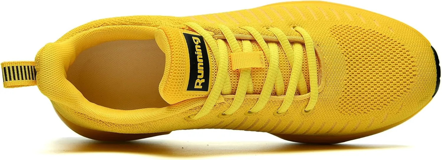 Men's Air Running Shoes Tennis Jogging Gym Fashion Sneaker Lightweight Knitting Breathable Athletic Walking Shoes US 7-12.5