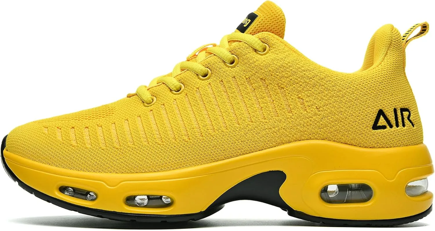 Men's Air Running Shoes Tennis Jogging Gym Fashion Sneaker Lightweight Knitting Breathable Athletic Walking Shoes US 7-12.5