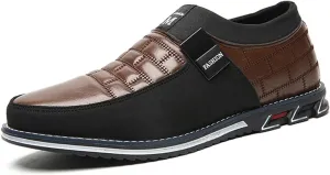 Mens Business Casual Loafers Shoes for Male Lace-up Stylish Work Office Working Oxfords