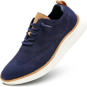 Men's Casual Dress Sneakers Oxfords Business Mesh Breathable Walking Shoes Tennis Comfortable