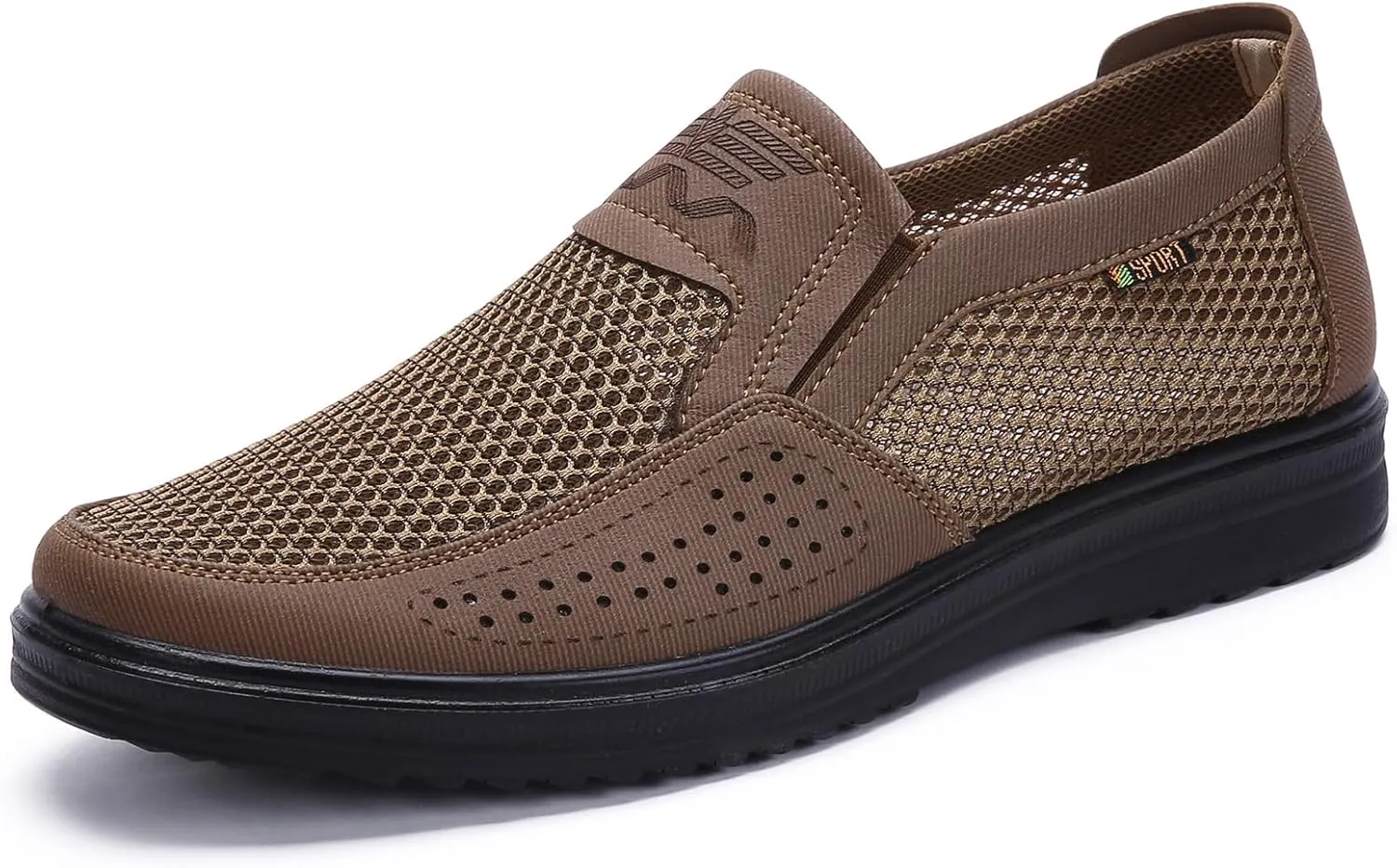 Men's Casual Loafer, Slip On Breathable Travel Canvas Shoes for Men Comfortable Stylish Sneakers Lightweight Walking Shoes Boat Shoe Business Dress Shoes