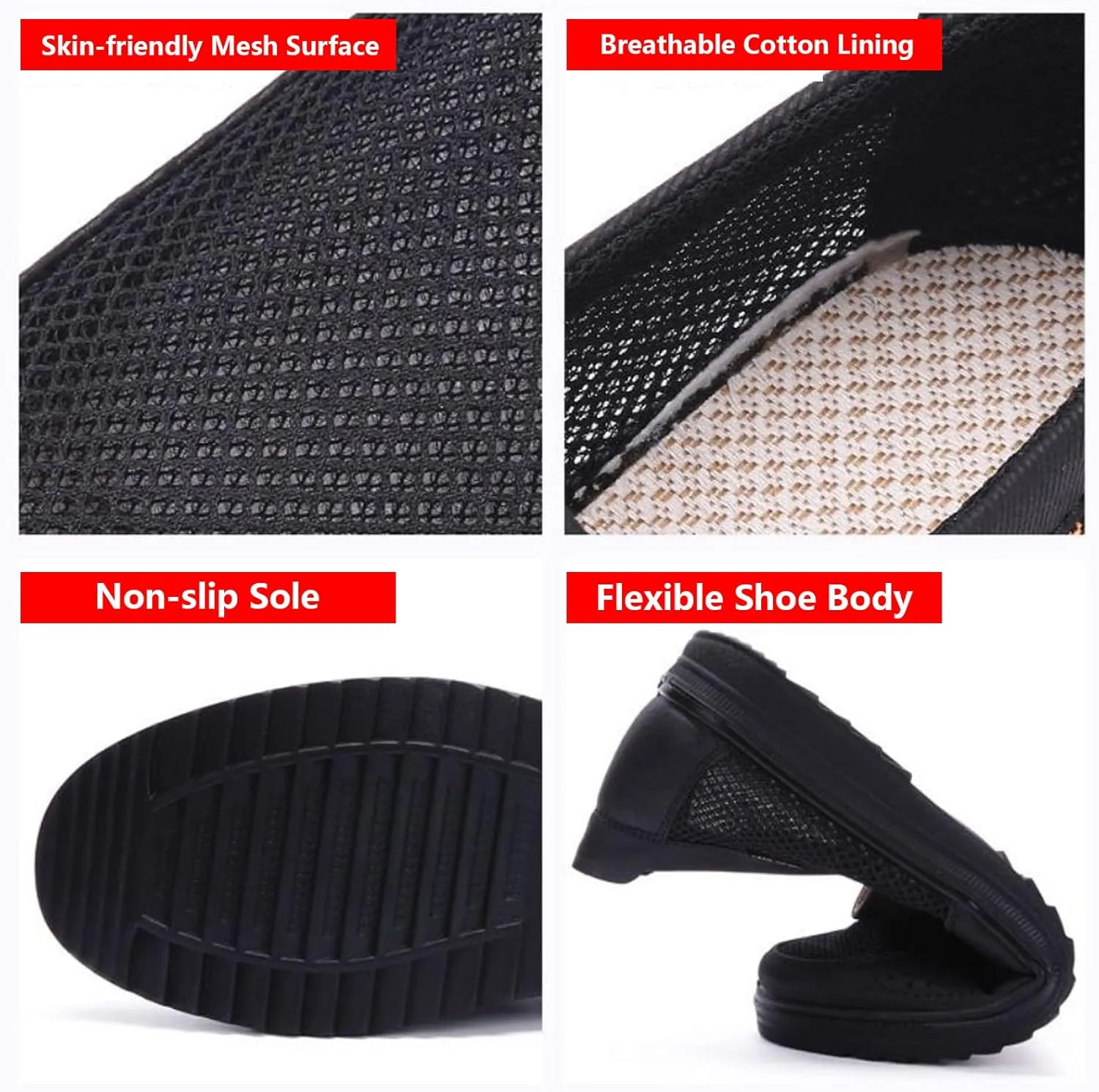 Men's Casual Loafer, Slip On Breathable Travel Canvas Shoes for Men Comfortable Stylish Sneakers Lightweight Walking Shoes Boat Shoe Business Dress Shoes