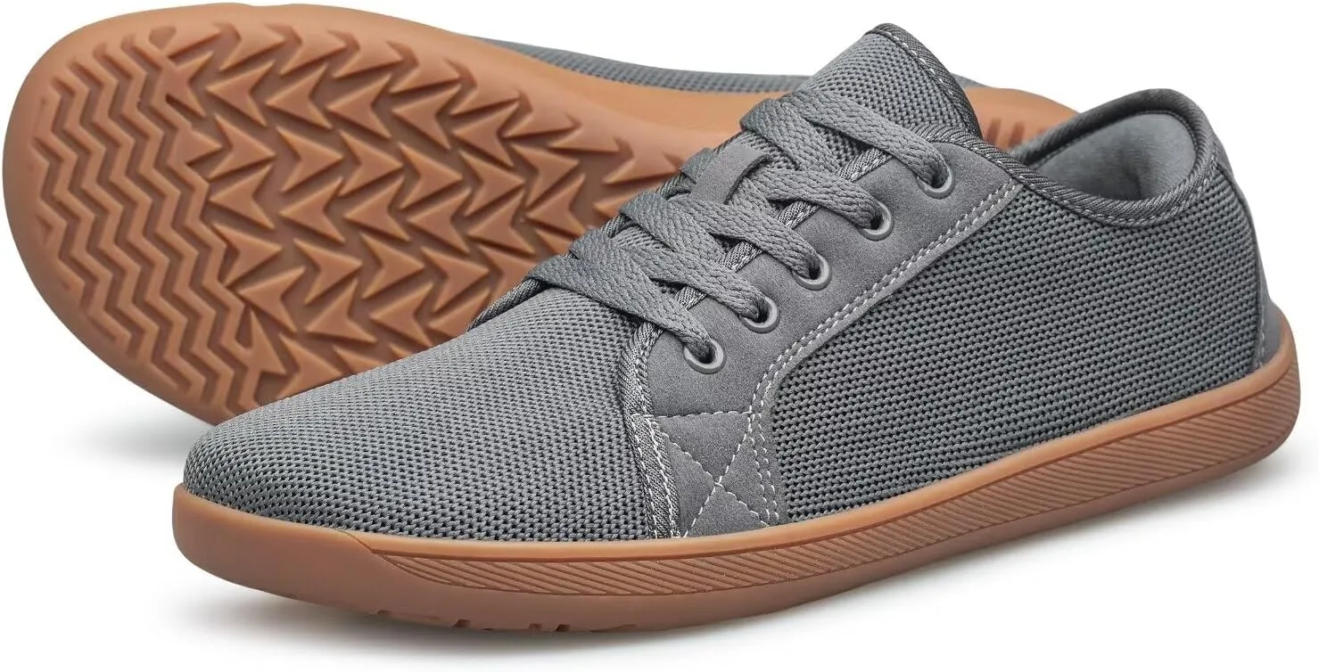 Mens Indoor Flat Shoes Wide Toe Barefoot House Sneakers Casual Breathable Comfortable