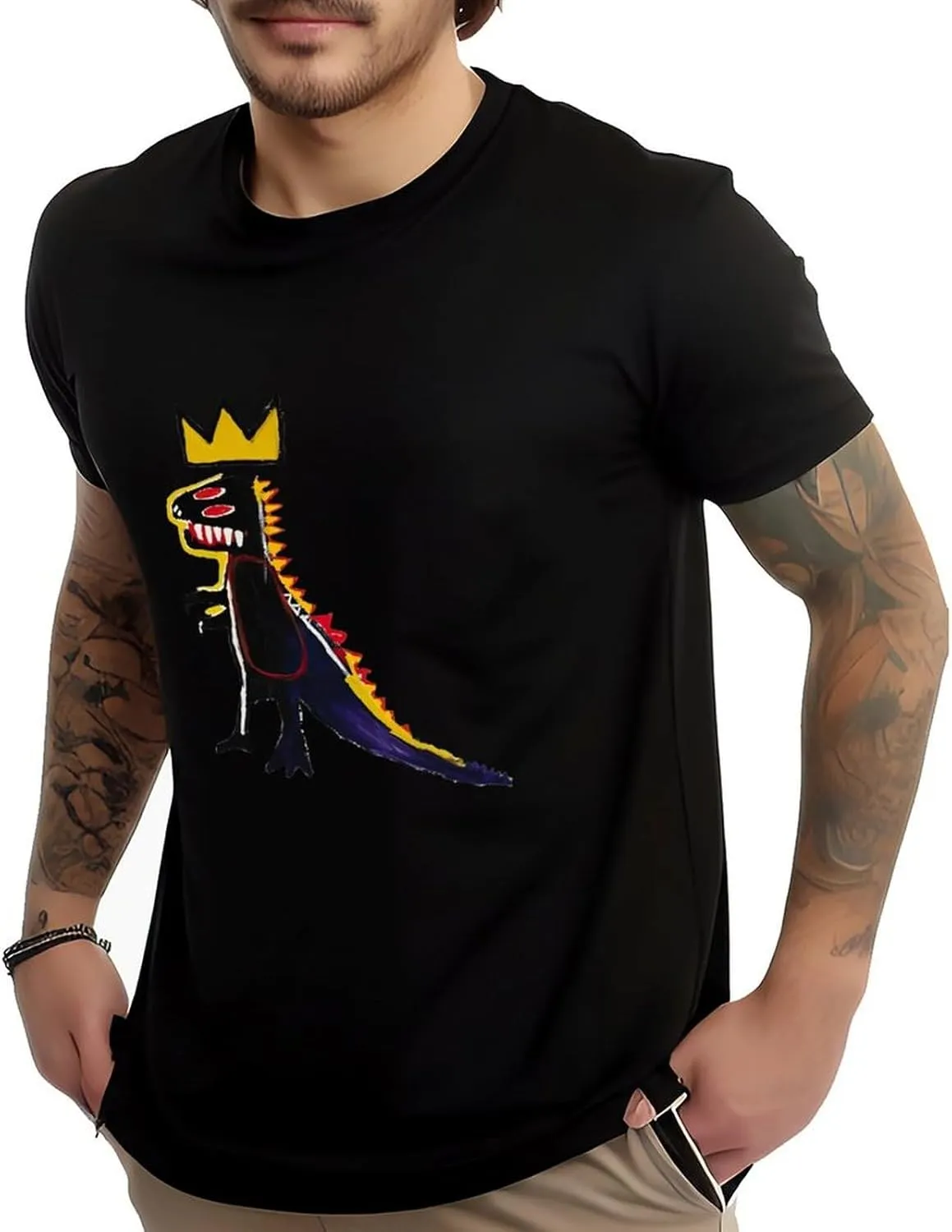 Men's Top Tees for Workout Sport Holiday, Short Sleeve Jersey T-Shirt