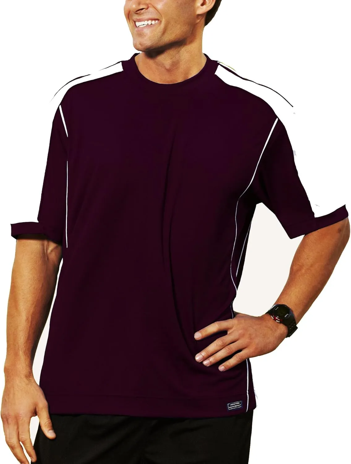 Men's Velocity Crew Neck Casual Sport T Shirt