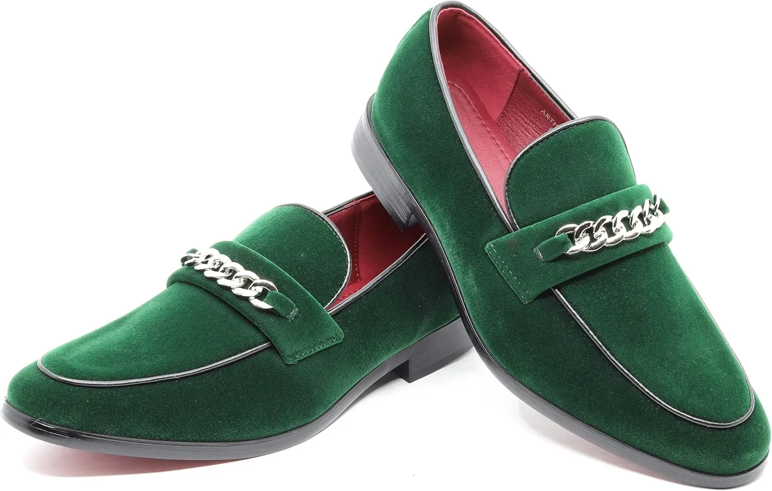 Men's Vintage Velvet Designer Classic Dress Tuxedo Smoking Slipper Loafer Slip On Shoes Arthur-02