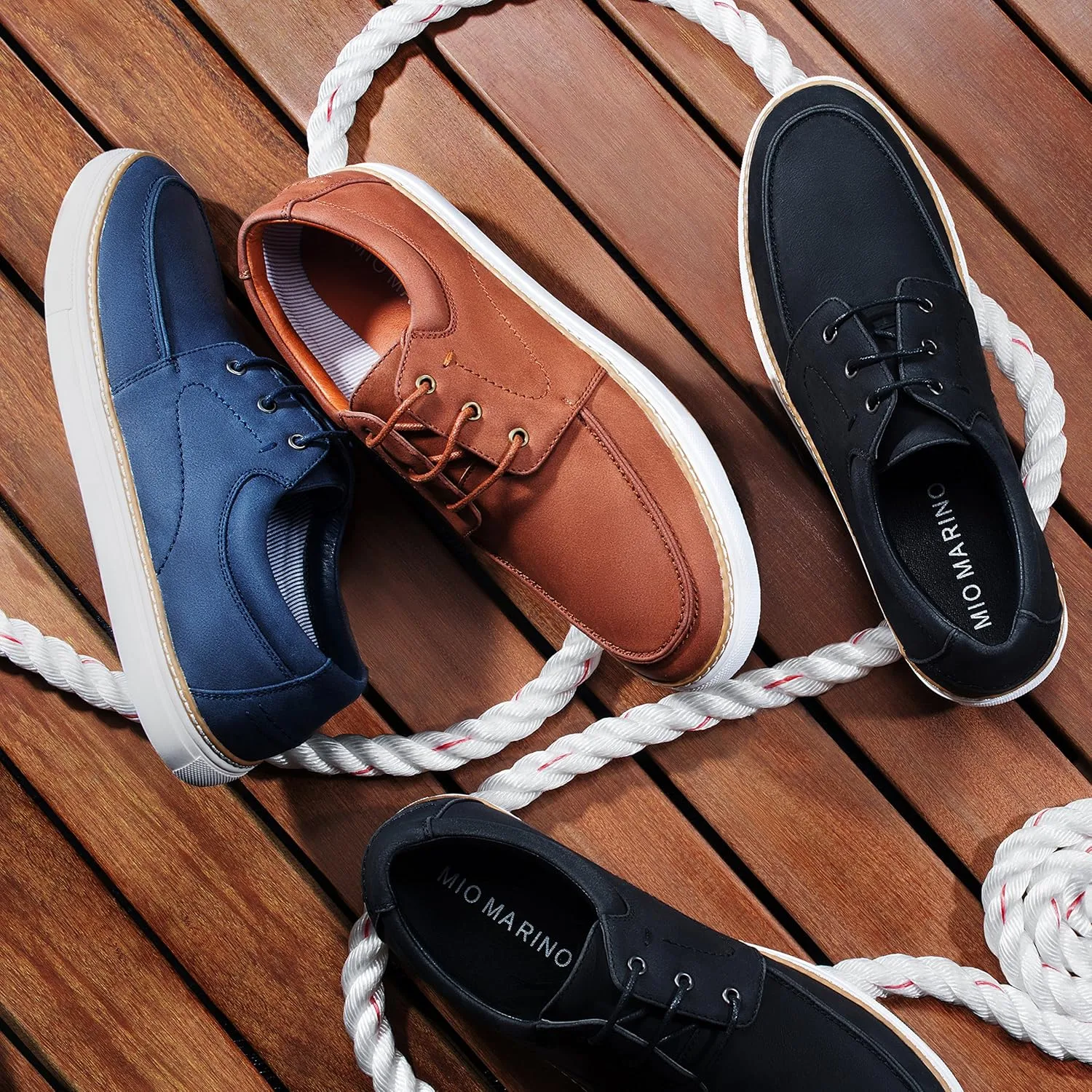 Mio Marino Mens Boat Shoes - Sneakers for Men