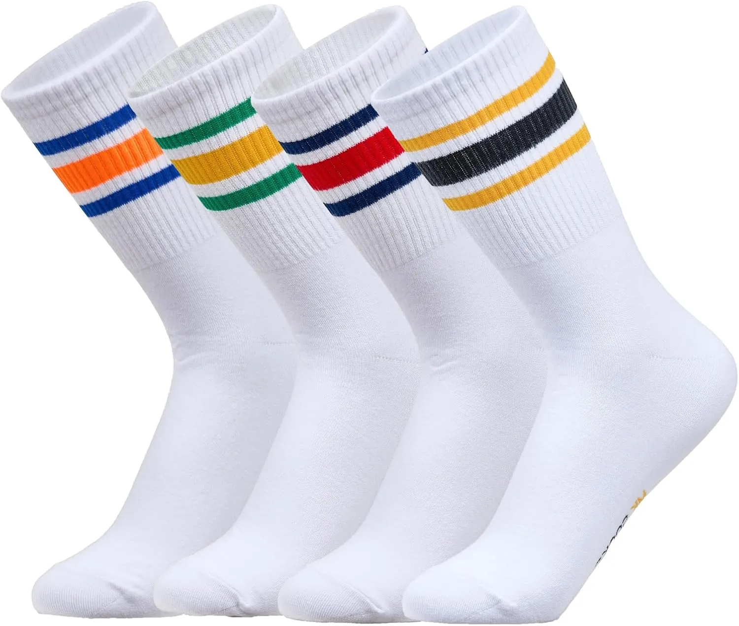 MK SOCKS Cotton Athletic Sports Running Retro Cute Matching School Crew Socks For Men/Women