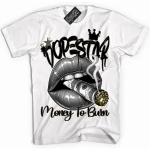 Mocha Palomino 1s Sneaker Shirt Money To Burn Graphic