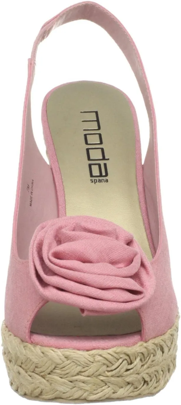 Moda Spana Women's Hide Slingback Espadrille