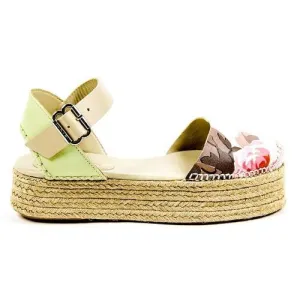 Multicolor 40 EUR - 10 US Carven Womens Espadrille Sandal ESPADRILLE 125 SABLE