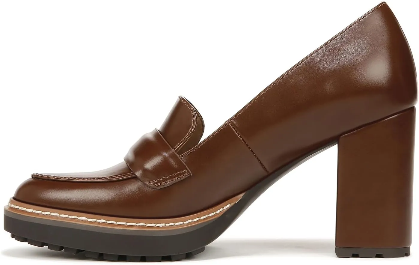 Naturalizer Women's Dabney Slip-On Lug Sole Heeled Loafer