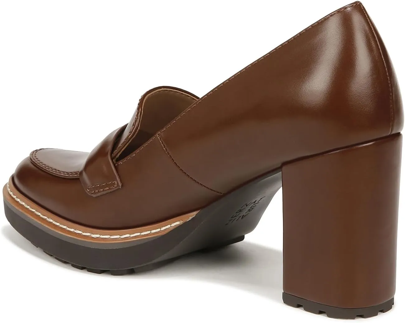 Naturalizer Women's Dabney Slip-On Lug Sole Heeled Loafer