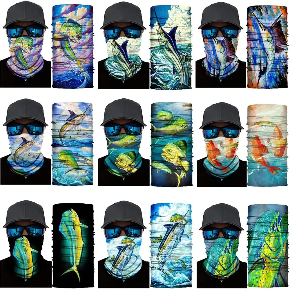 Neck Gaiter Mask,Bandana Gator Face Cover Mask Sun UV Protection,Neck Warmer Balaclava,Tube Face Scarf,Headband for Outdoor