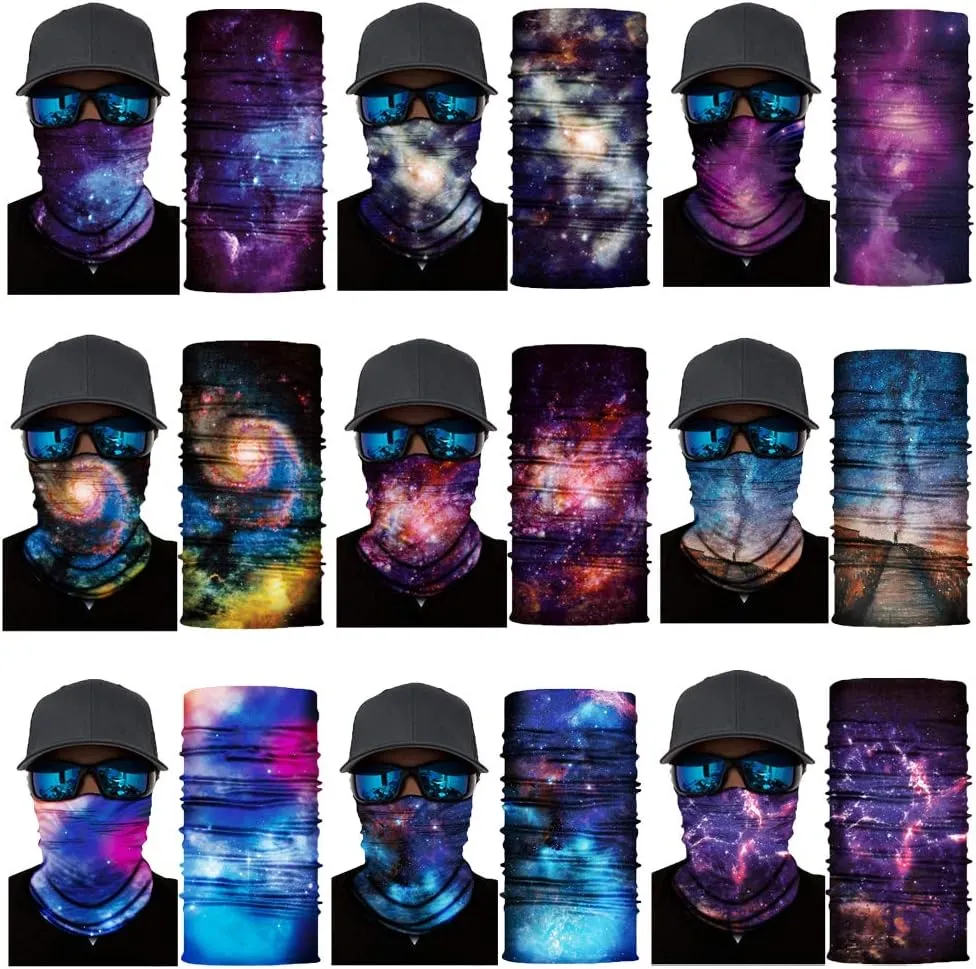 Neck Gaiter Mask,UV Protection Bandana Gator Face Cover Covering Mask,Tube Scarf,Neck Warmer Balaclava,Headband