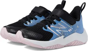 New Balance YTRAVBL2 Running Shoe, Black/Blue Laguna/Light Raspberry, 11.5 US Unisex Little Kid