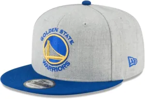 New Era NBA Golden State Warriors Gray Blue Basketball 9FIFTY Adjustable Snapback Hat Cap One Size Fits All