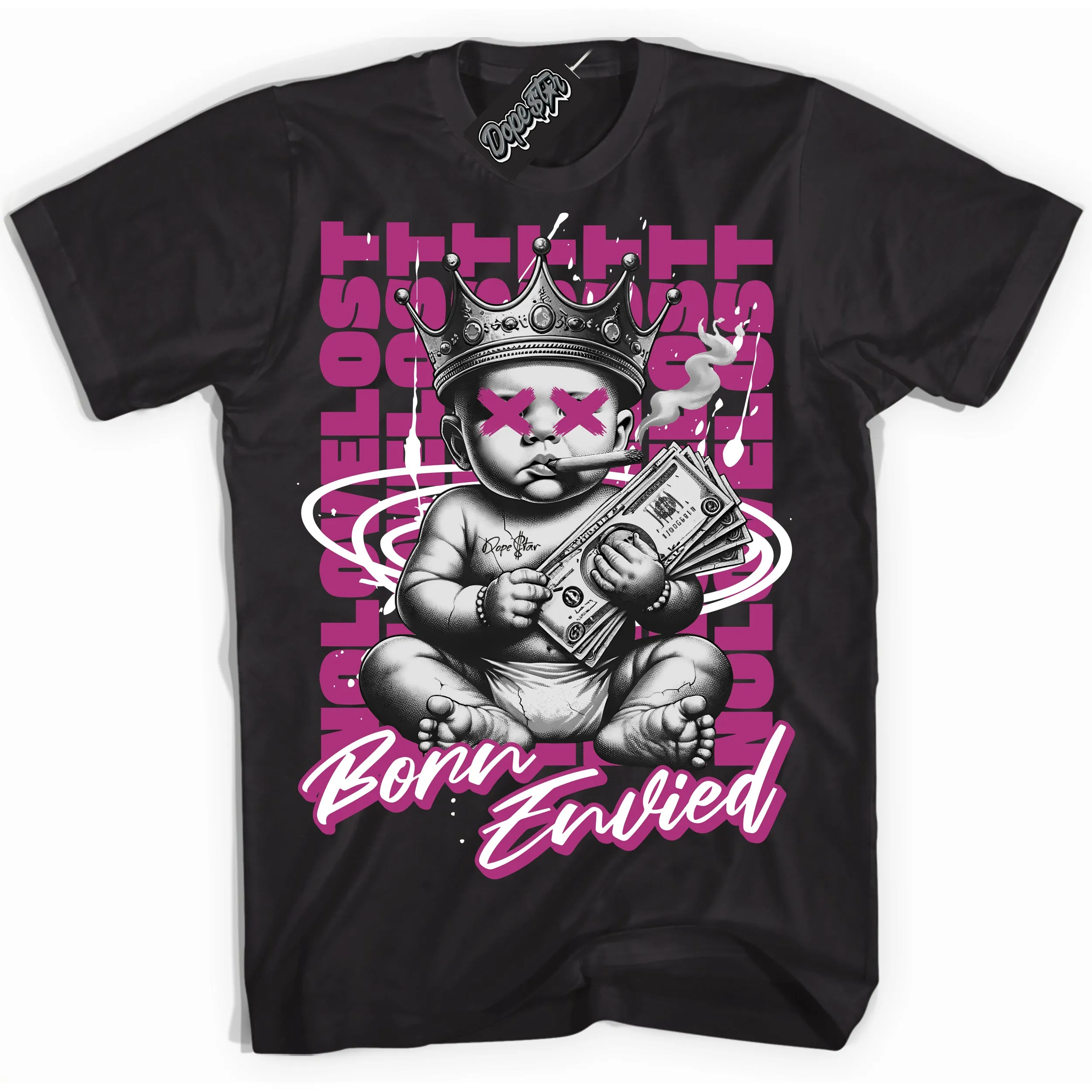 Next Nature Hot Fuchsia Dunk Sneaker Shirt Born Envied Graphic