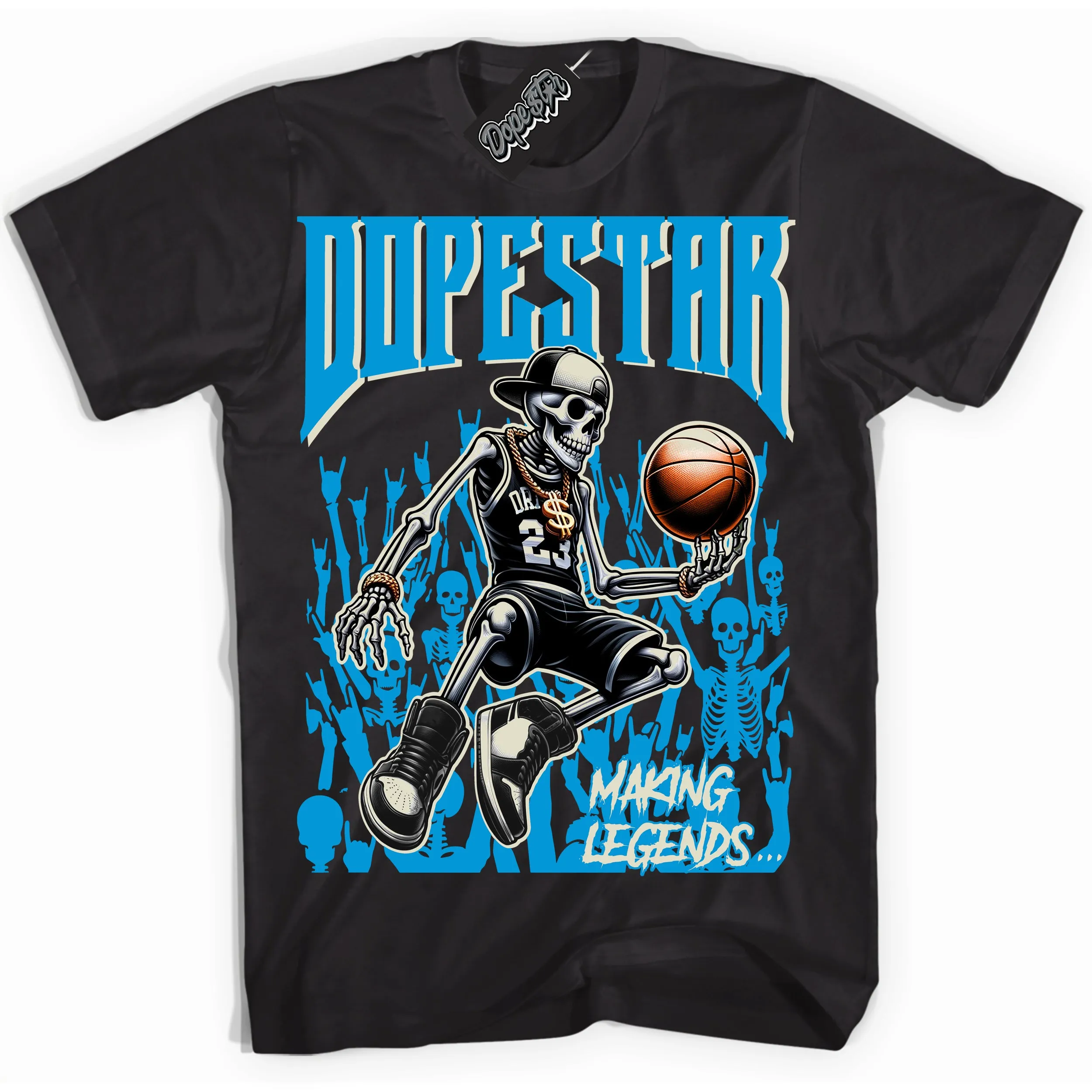 Next Nature Light Khaki Star Blue Dunk Sneaker Shirt Making Legends Graphic