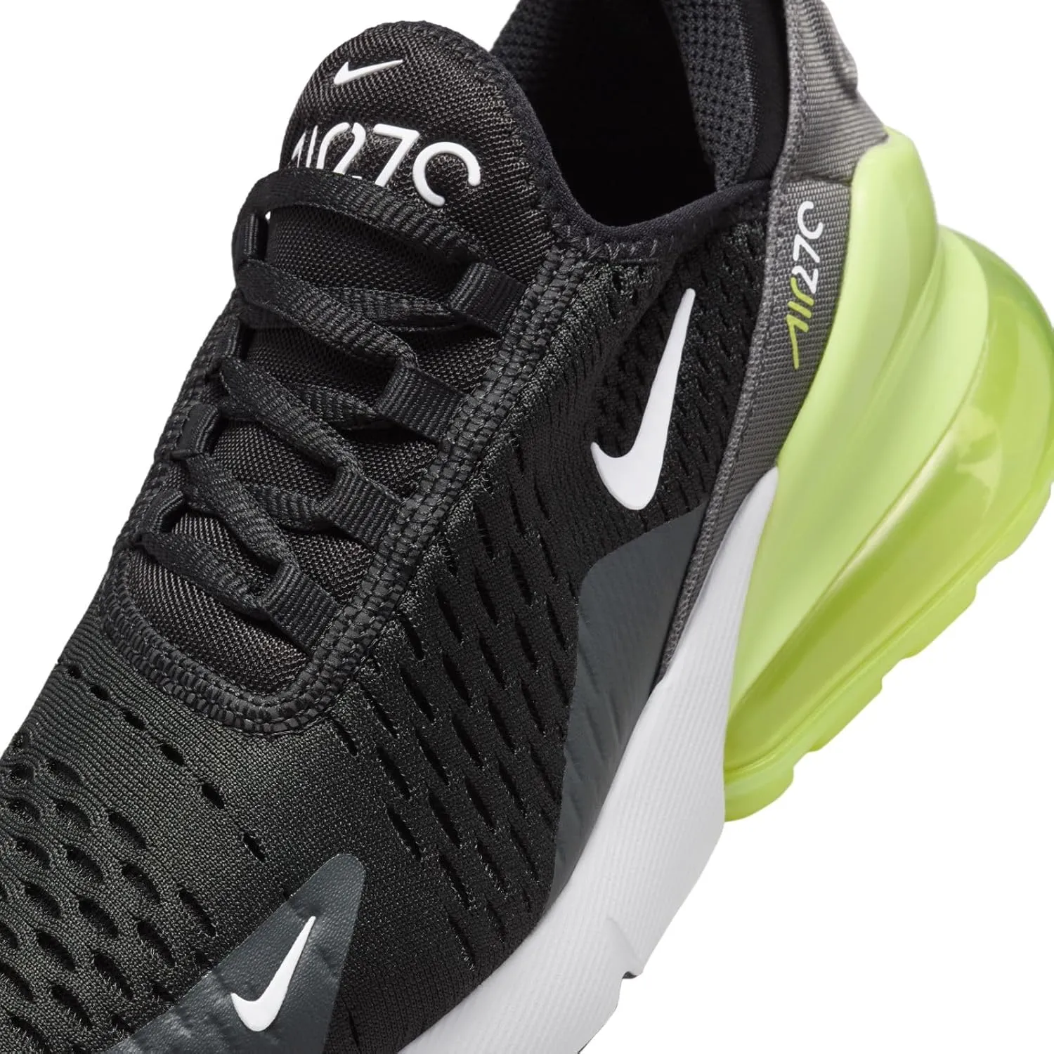 Nike Air Max 270 Big Kids' Shoes (943345-704, Light Lemon Twist/Black/Anthracite/White)