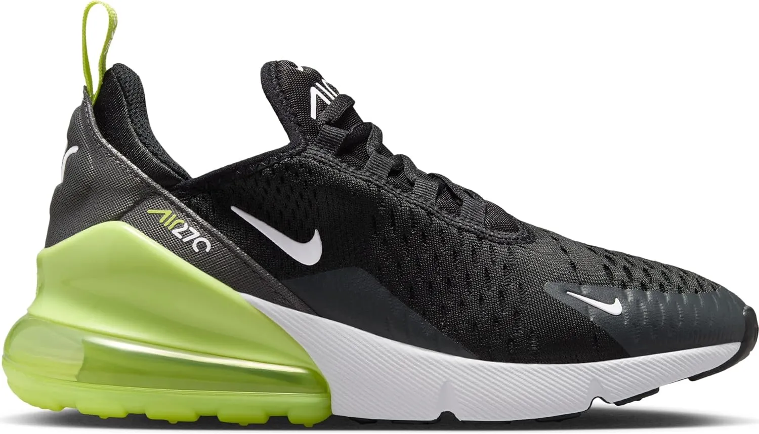 Nike Air Max 270 Big Kids' Shoes (943345-704, Light Lemon Twist/Black/Anthracite/White)