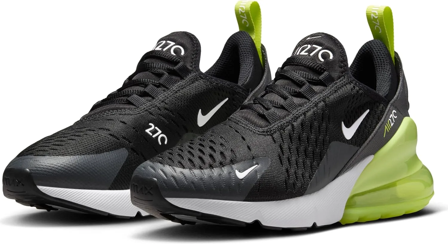 Nike Air Max 270 Big Kids' Shoes (943345-704, Light Lemon Twist/Black/Anthracite/White)