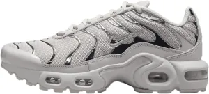 Nike Air Max Plus Big Kids' Shoes (FZ0977-001, Light Iron Ore/Gym Red/Smoke Grey) Size 5.5