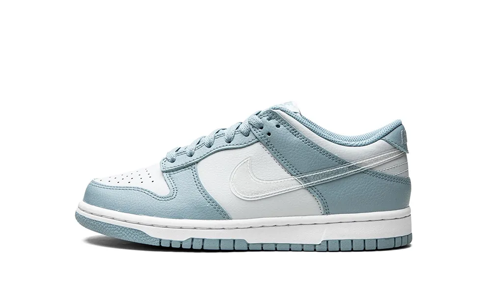 Nike Dunk Low GS "Clear Swoosh / Blue"