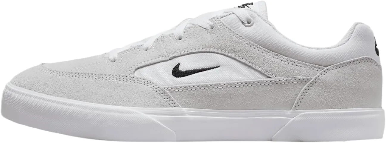 Nike SB Malor Men's Shoes (FV6064-101, White/Summit White/Gum Light) Size 10.5