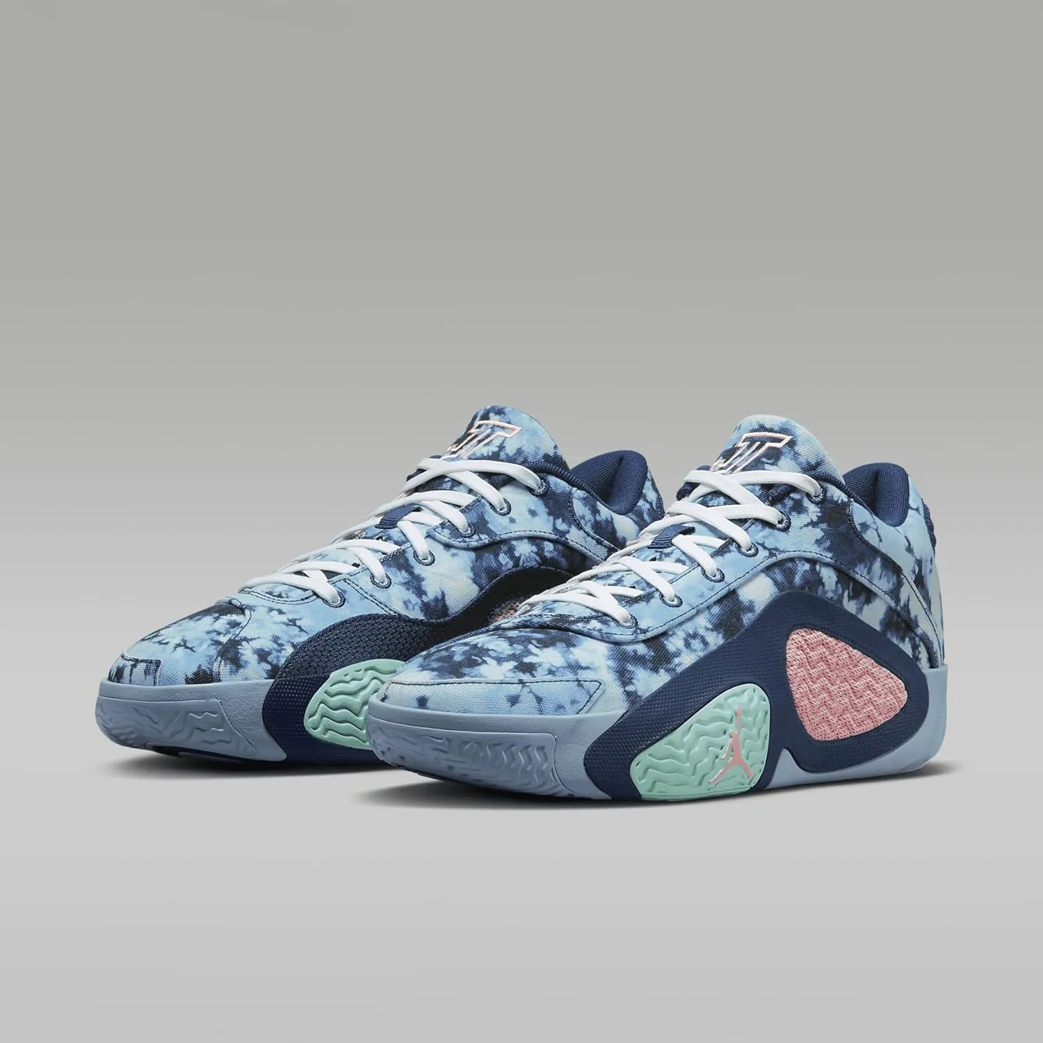 Nike Tatum 2 "Denim Basketball Shoes (HJ4420-400, Blue Void/Leche Blue/Tropical Twist)