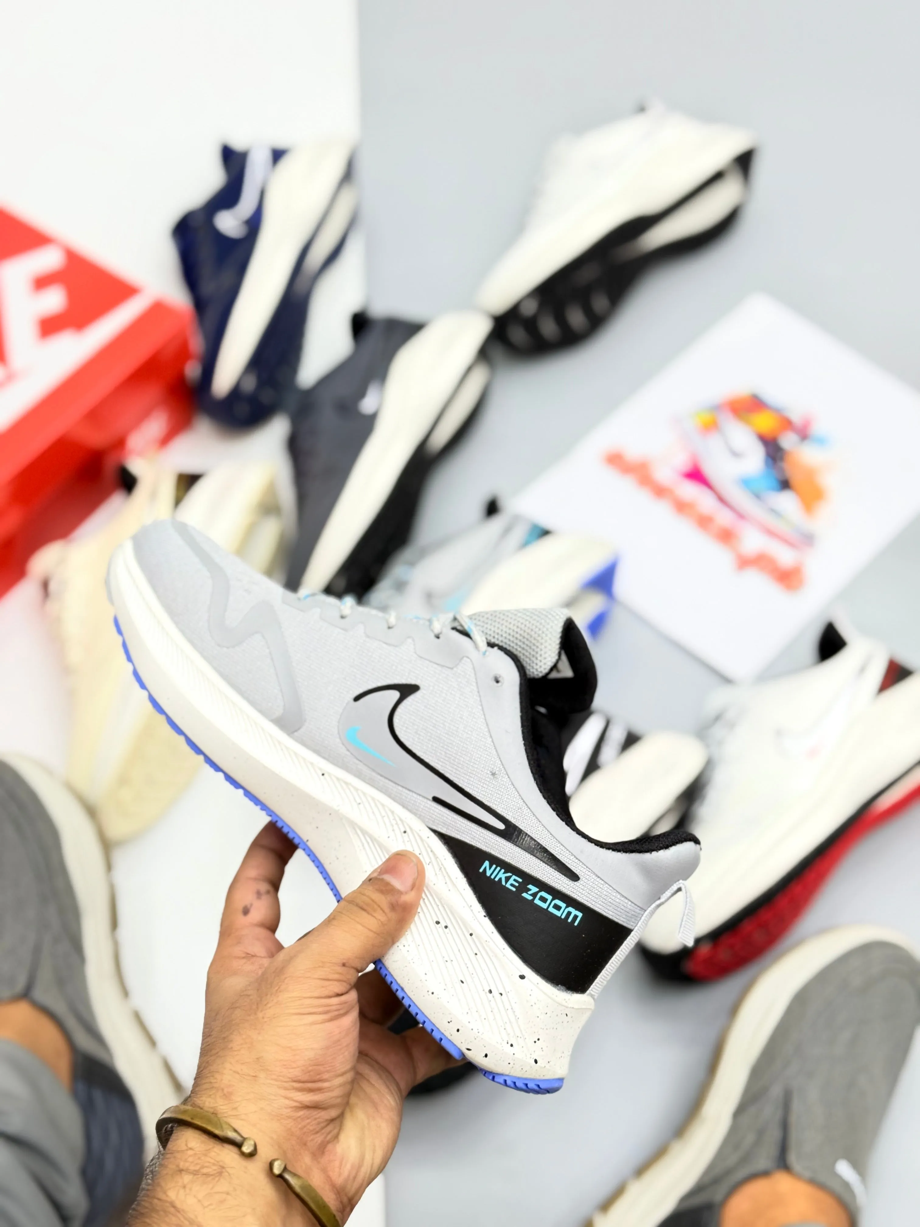 Nke air zoom Pegasus 8x light/gray