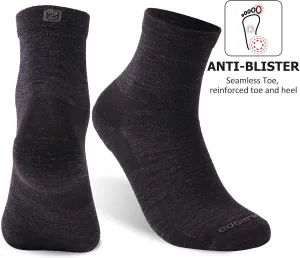 No Show Athletic Socks, ZEALWOOD Unisex Merino Wool Ultra-Light Running Tennis Golf Socks,1/3 Pairs