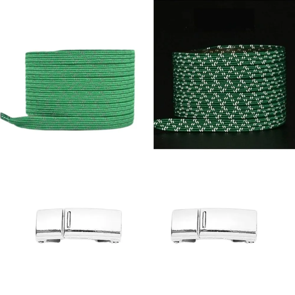 No tie shoelaces reflective 6 mm magnet