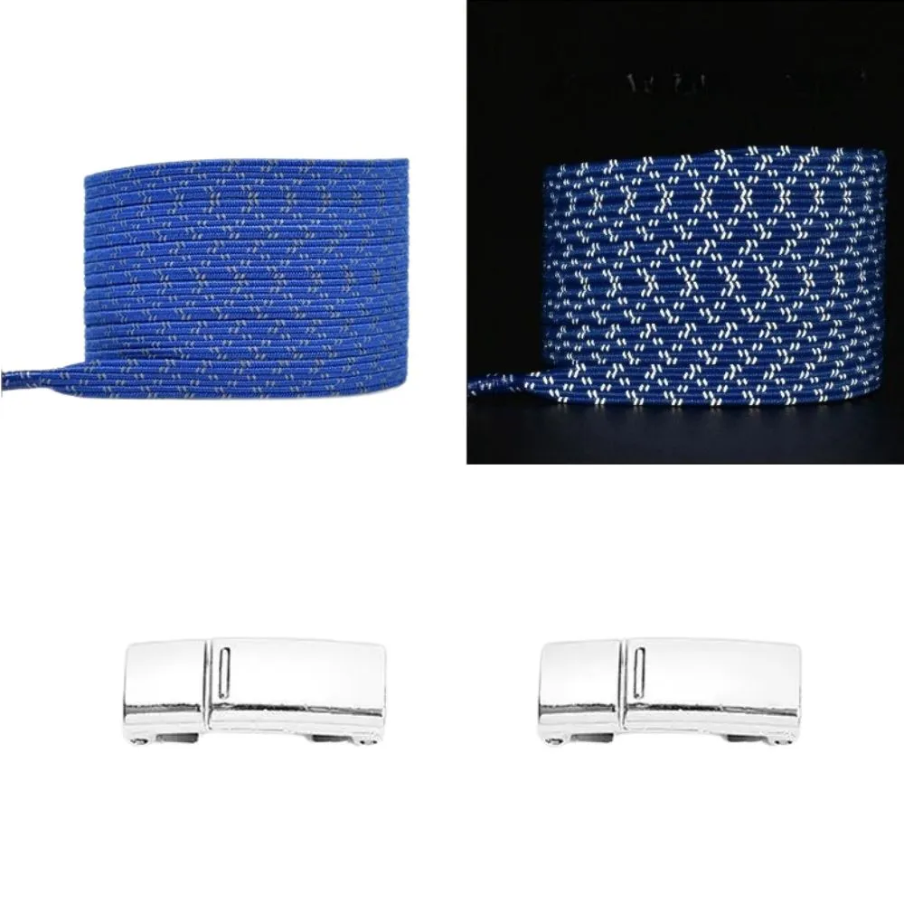 No tie shoelaces reflective 6 mm magnet