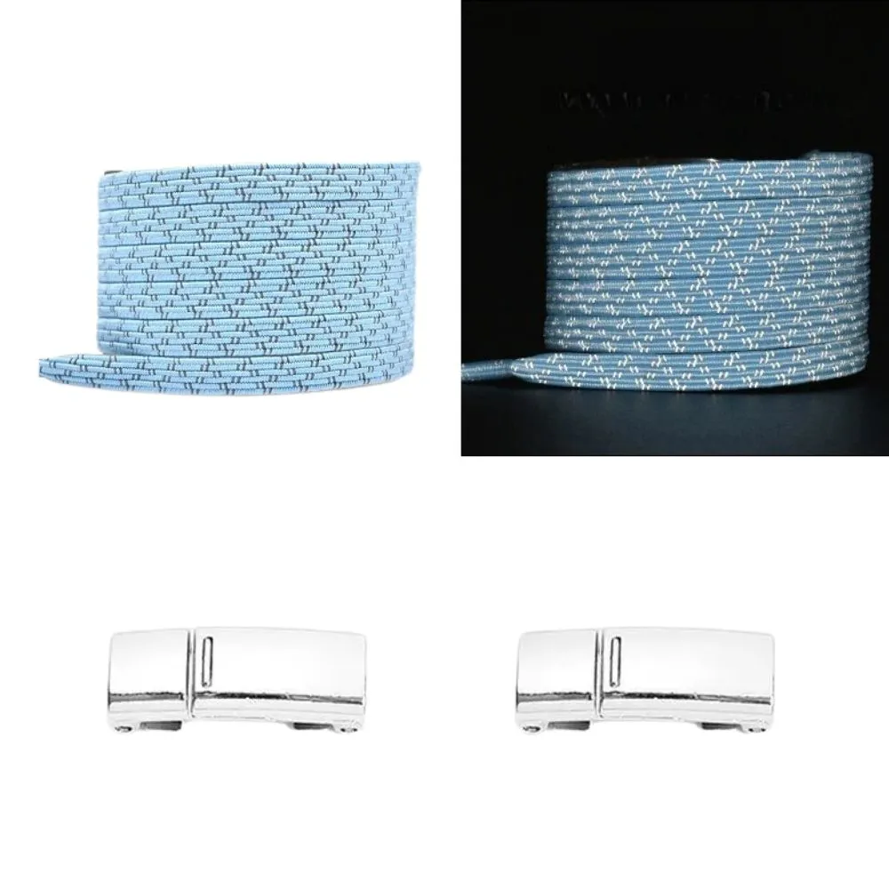 No tie shoelaces reflective 6 mm magnet
