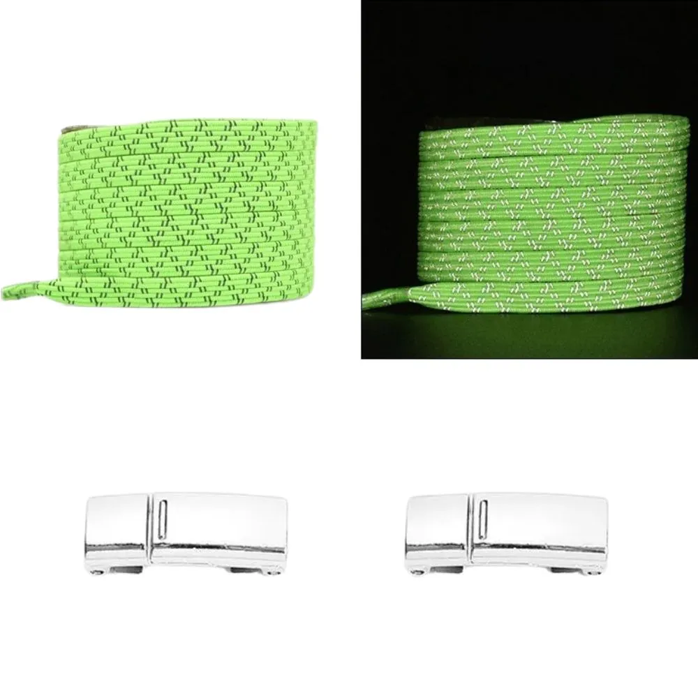 No tie shoelaces reflective 6 mm magnet