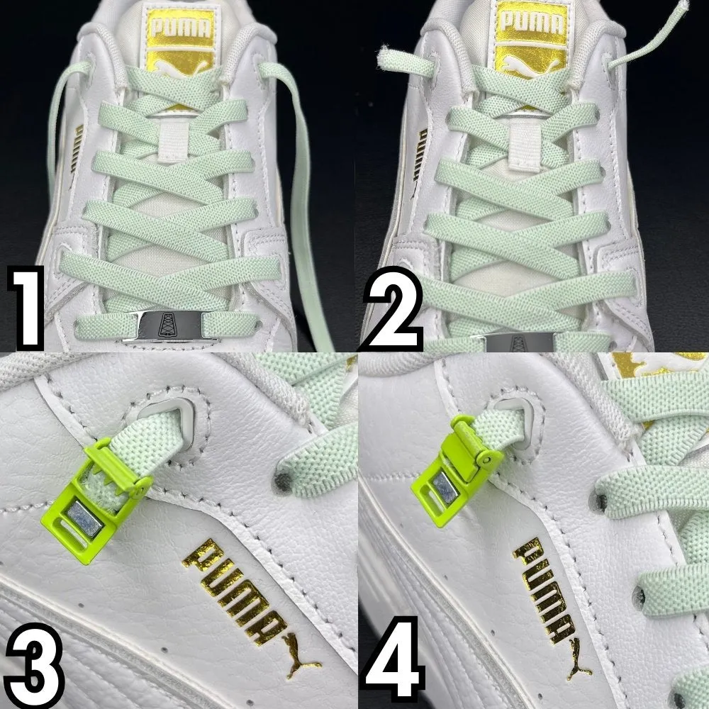No tie shoelaces reflective 6 mm magnet