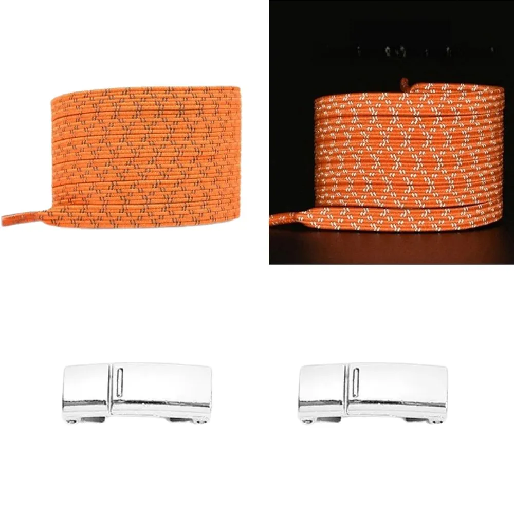 No tie shoelaces reflective 6 mm magnet
