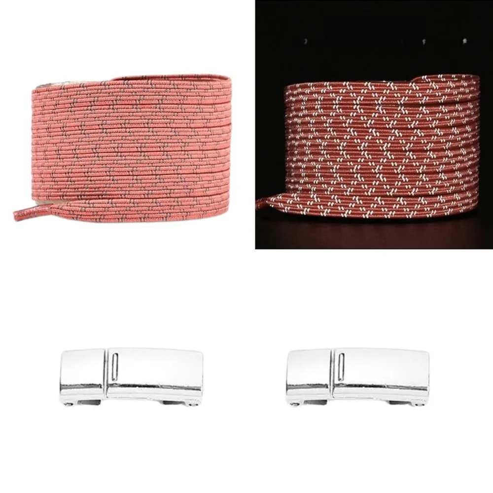 No tie shoelaces reflective 6 mm magnet