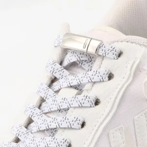 No tie shoelaces reflective 6 mm magnet