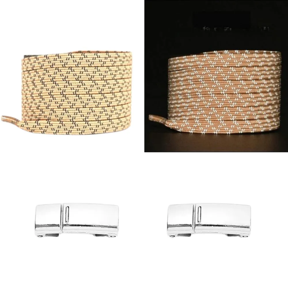 No tie shoelaces reflective 6 mm magnet