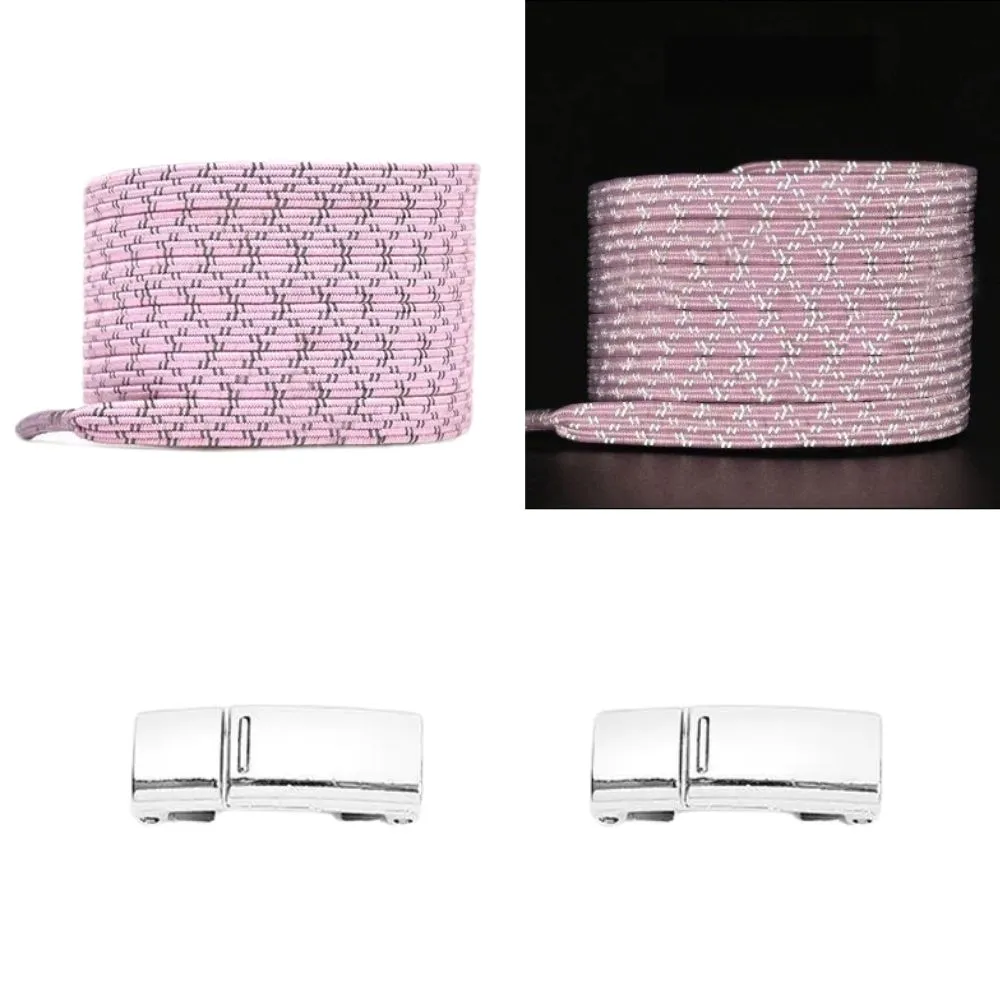 No tie shoelaces reflective 6 mm magnet