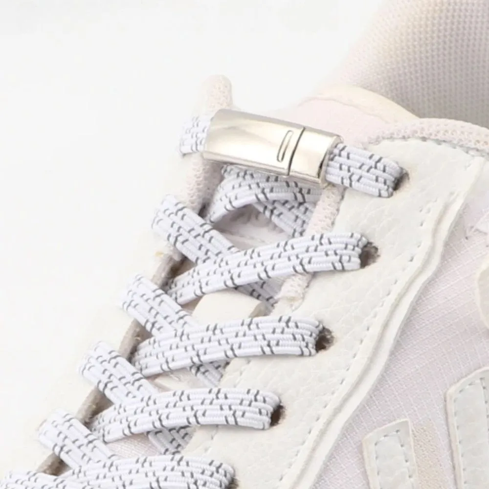 No tie shoelaces reflective 6 mm magnet